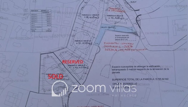 Resale - Plot / Land - Moraira - Pla del mar
