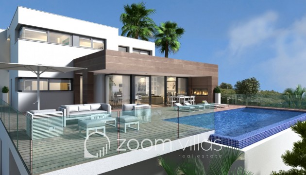 Modern Villa in Benitachell, Cumbre del Sol with large terrace and infinity pool