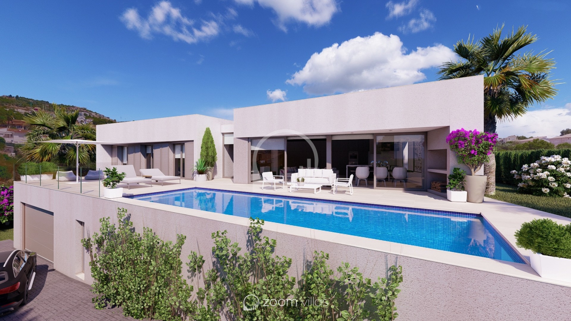 Villa moderna en Calpe con piscina privada