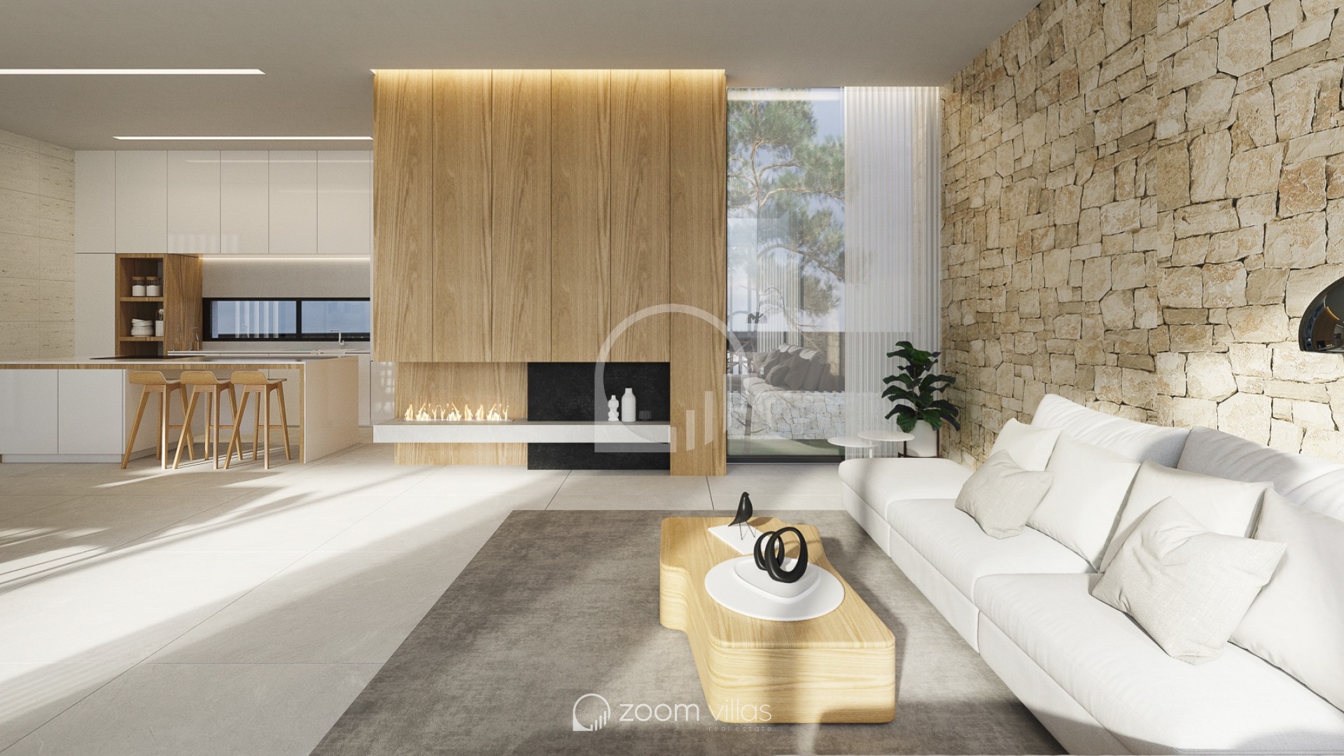 Villa à vendre à Moraira avec un intérieur élégant | Zoom Villas