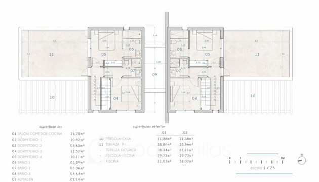 Nueva construcción  - Villa / Semi pareado - Moraira - La Piñada